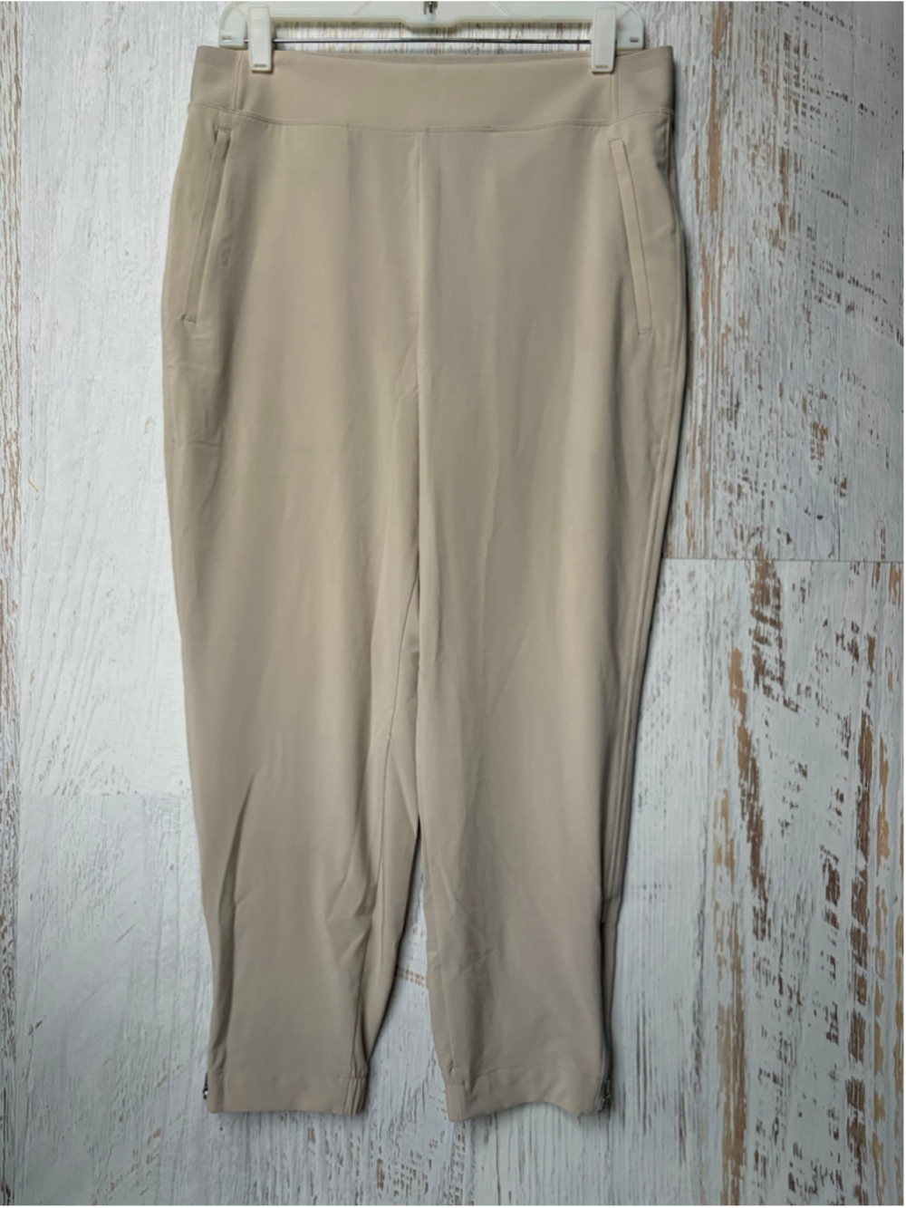 Women's Athleta Jogger Pants Beige Size 10P